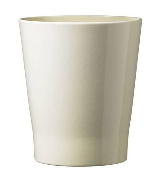 12cm Merina Ceramic Pot Shiny Vanilla - Lost Land Interiors