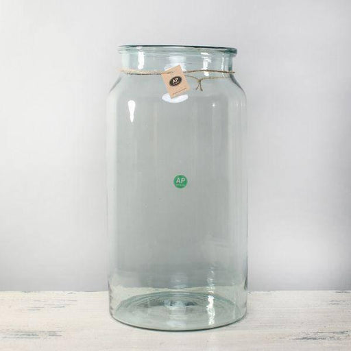 Eco Elegant Garden Jar (43cm) Glass Cylinder Vase - Lost Land Interiors