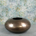 Bronze Mayfair Pebble (Large) Metal Vase - Lost Land Interiors