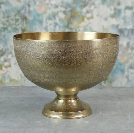 Gold Mayfair Bowl (Medium) Metal Vase - Lost Land Interiors