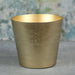 Gold Mayfair Long Tom (Large) Metal Vase Pot - Lost Land Interiors