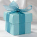 10 x Turquoise Square Box and Lid - Lost Land Interiors