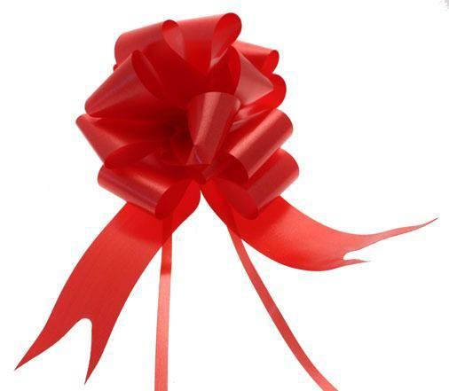20 x Red Pull Bow (50mm) Pullbows - Lost Land Interiors