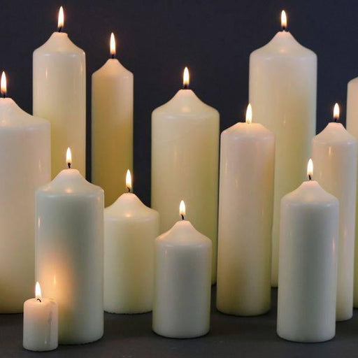 12 x Church Candle 115x50mm - Lost Land Interiors