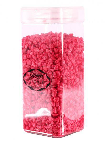 750 Gram Jar of Cerise Pebbles - Lost Land Interiors
