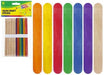 15cm Mixed Craft Coloured Lolly Sticks (50pcs) Craft Supplies - Lost Land Interiors