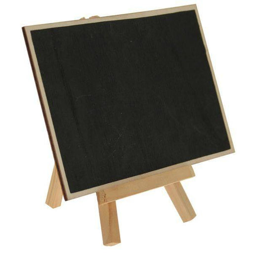 15cm x 10cm Rectangle Blackboard Easel Natural - Lost Land Interiors