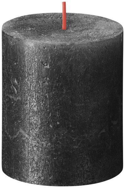 Anthracite Bolsius Rustic Shimmer Metallic Candle (80 x 68mm) - Lost Land Interiors