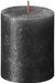 Anthracite Bolsius Rustic Shimmer Metallic Candle (80 x 68mm) - Lost Land Interiors