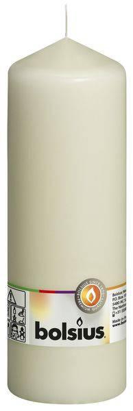 Bolsius Large Pillar Candle Ivory (200mm x70 mm) - Lost Land Interiors