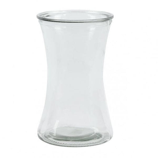 21cm Infinity Hand Tied Clear Glass Vase - Lost Land Interiors