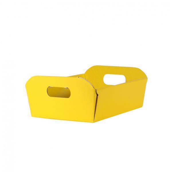 5 x  Yellow Small Hamper Box 34.5cm - Lost Land Interiors