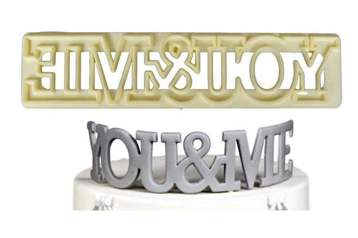 You & Me Cutter Cake Topper - Lost Land Interiors