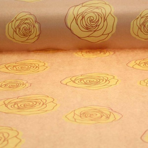 Yellow Roses Kraft Paper - Lost Land Interiors