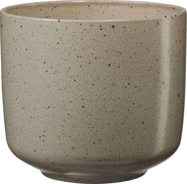 Ceramic Pot Brown Effect (W19 x H17cm) Indoor Planter - Lost Land Interiors