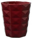Orchid Vase Shiny Red Bordeaux (W13 X H15cm) - Lost Land Interiors