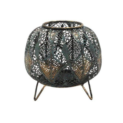 Tropical Mesh Candle Holder (20cm) - Lost Land Interiors