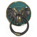 Brass Door Knocker - Elephants Head - Lost Land Interiors