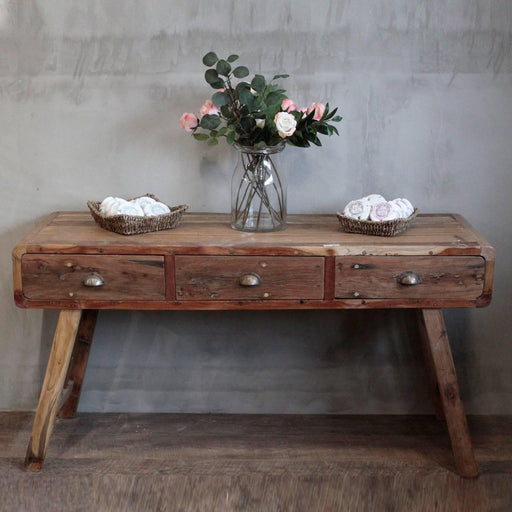 Console Table - Recycled Wood - 150x50x80cm - Lost Land Interiors