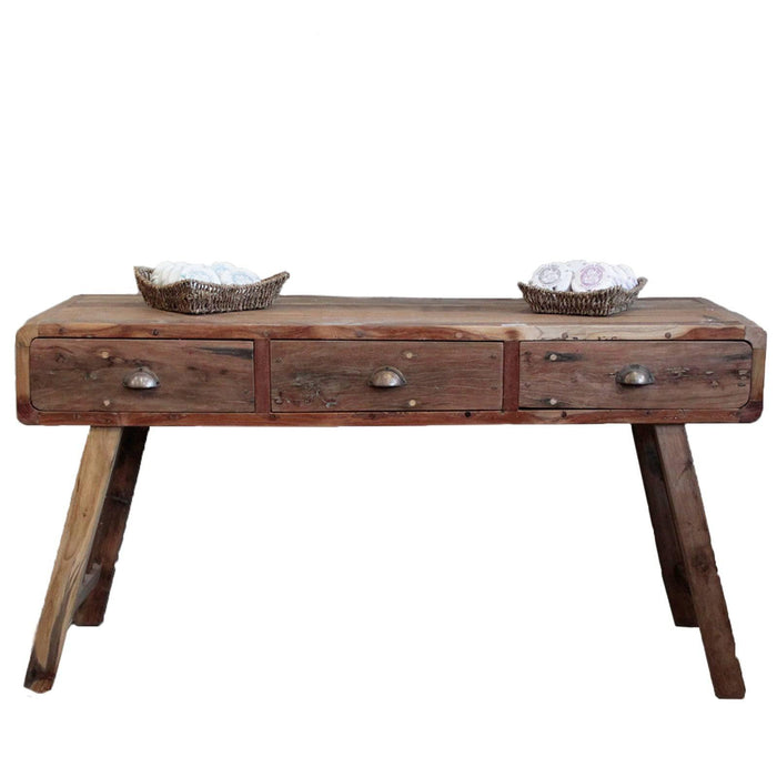 Console Table - Recycled Wood - 150x50x80cm - Lost Land Interiors