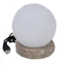 Quality USB Ball WHITE Salt Lamp - 9 cm (multi) - Lost Land Interiors