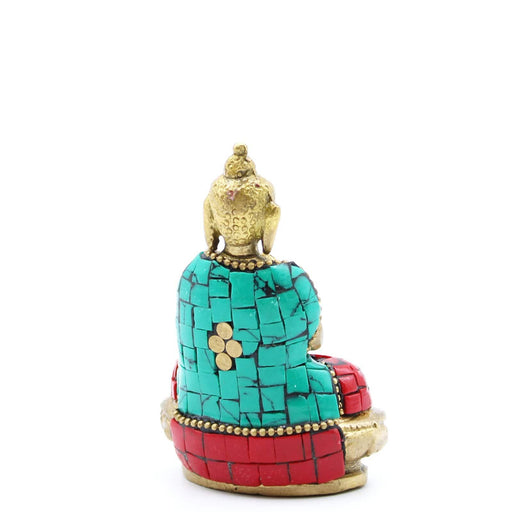 Brass Buddha Figure - Blessing - 7.5cm - Lost Land Interiors