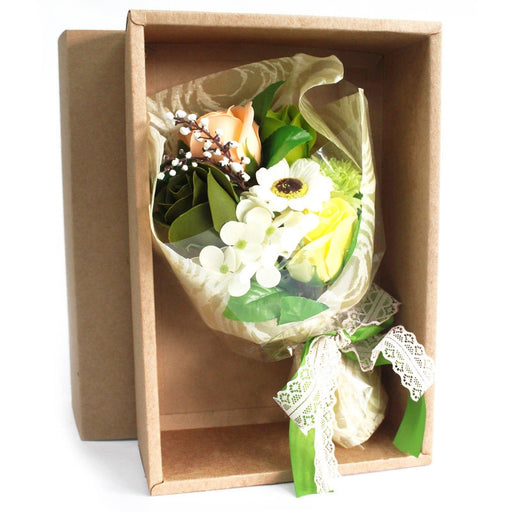 Boxed Hand Soap Flower Bouquet - Greens - Lost Land Interiors