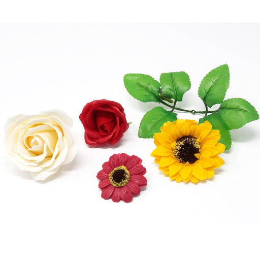 Craft Soap Flowers - Sml Sunflower - Yellow - Lost Land Interiors