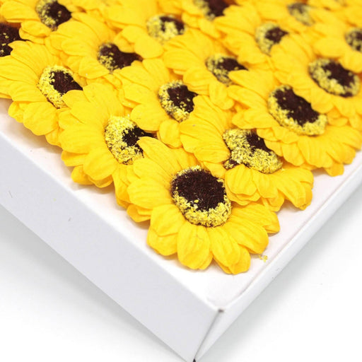 Craft Soap Flowers - Sml Sunflower - Yellow - Lost Land Interiors