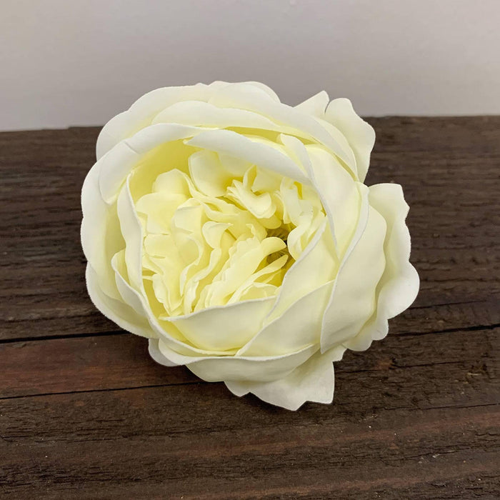 Craft Soap Flower - Ext Large Peony - White - Lost Land Interiors