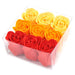 Set of 9 Soap Flower Box - Peach Roses - Lost Land Interiors