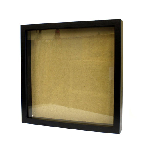 Deep Box Picture Frame 12x12 inch - Black - Lost Land Interiors