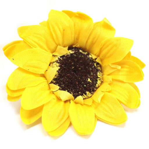 Craft Soap Flower - Lrg Sunflower - Yellow - Lost Land Interiors