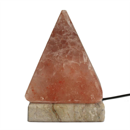 Quality USB Pyramid Salt Lamp - 9 cm (single) - Lost Land Interiors