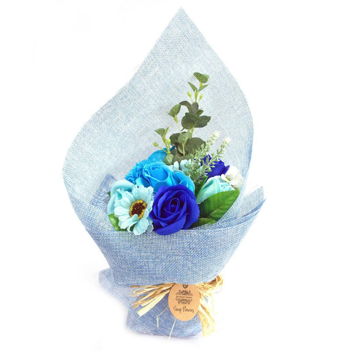 Standing Soap Flower Bouquet - Blue - Lost Land Interiors