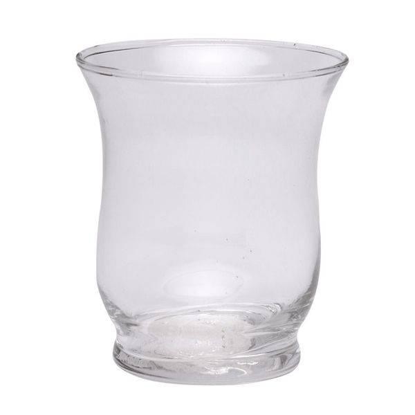Small Hurricane Glass Vase 8cm - Lost Land Interiors