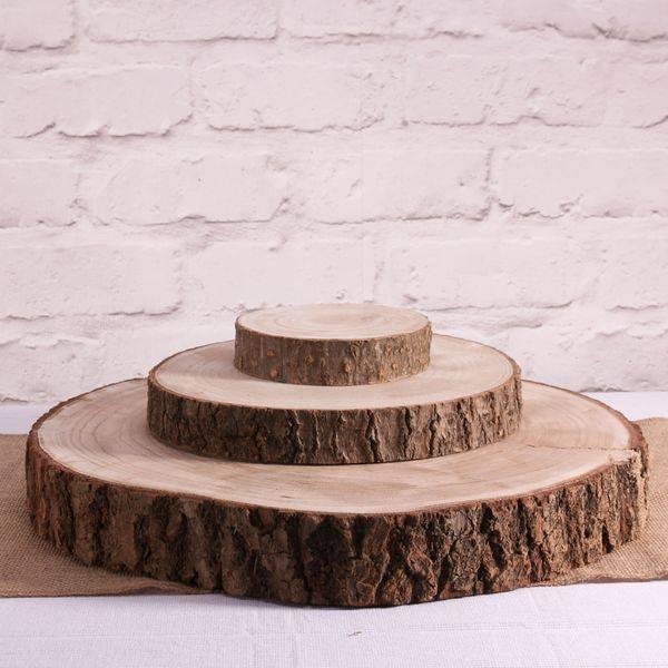 Wooden Tree Slice (M)Wood Slice Natural Log Tree Slice - Lost Land Interiors
