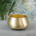 Hyde Park Brushed Gold Pot Cover (Large) - Lost Land Interiors