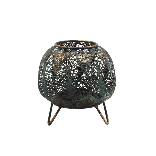 Tropical Marrakesh Mesh Candle Holder (16cm) Kasbah Style - Lost Land Interiors