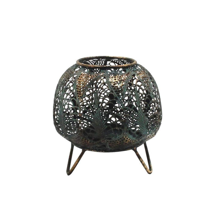 Tropical Marrakesh Mesh Candle Holder (16cm) Kasbah Style - Lost Land Interiors
