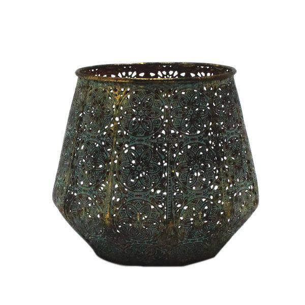 Morocco Jar Candleholder (16cm) - Lost Land Interiors