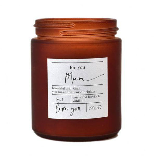 Contemporary Mum Candle Mothe'r's Day Gift - Lost Land Interiors