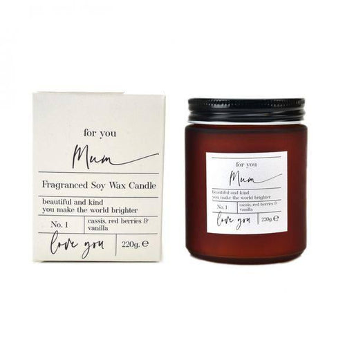 Contemporary Mum Candle Mothe'r's Day Gift - Lost Land Interiors