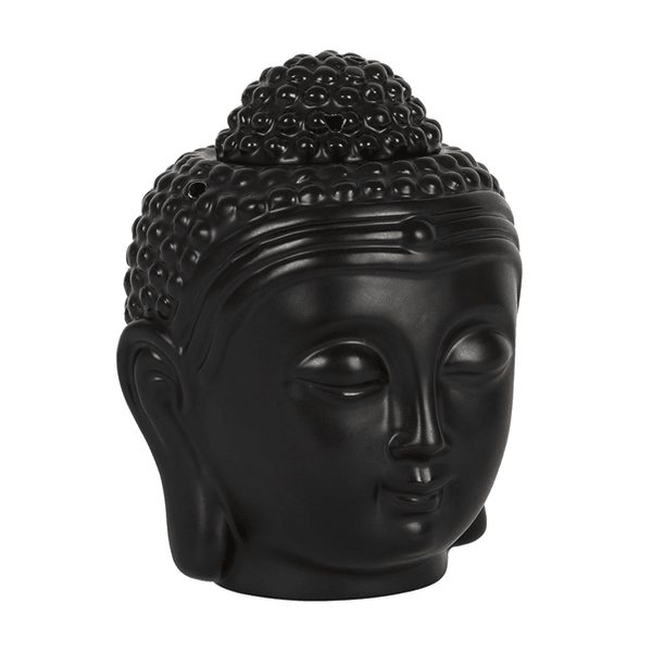Black Buddha Head Oil Burner - Lost Land Interiors