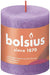 Vibrant Violet Bolsius Rustic Shine Pillar Candle (80 x 68mm) - Lost Land Interiors