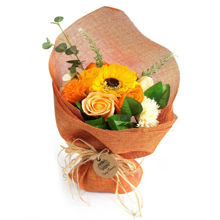 Standing Soap Flower Bouquet - Orange - Lost Land Interiors