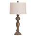 Luca Table Lamp With Natural Shade - Lost Land Interiors
