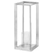 Farrah Collection Large Silver Candle Stand - Lost Land Interiors