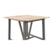 Nordic Grey Collection Square Dining Table - Lost Land Interiors