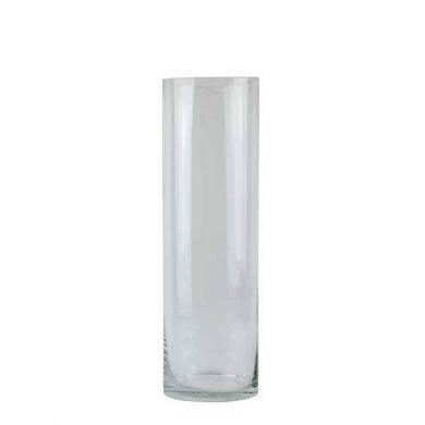 Glass Cylinder Vase 50cm Tall Glass Vases - Lost Land Interiors